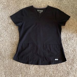 Greys Anatomy medium black scrub top